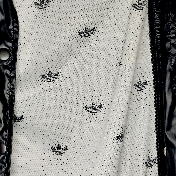 Adidas Originals Shiny Black Jacket - Picture 6 of 8